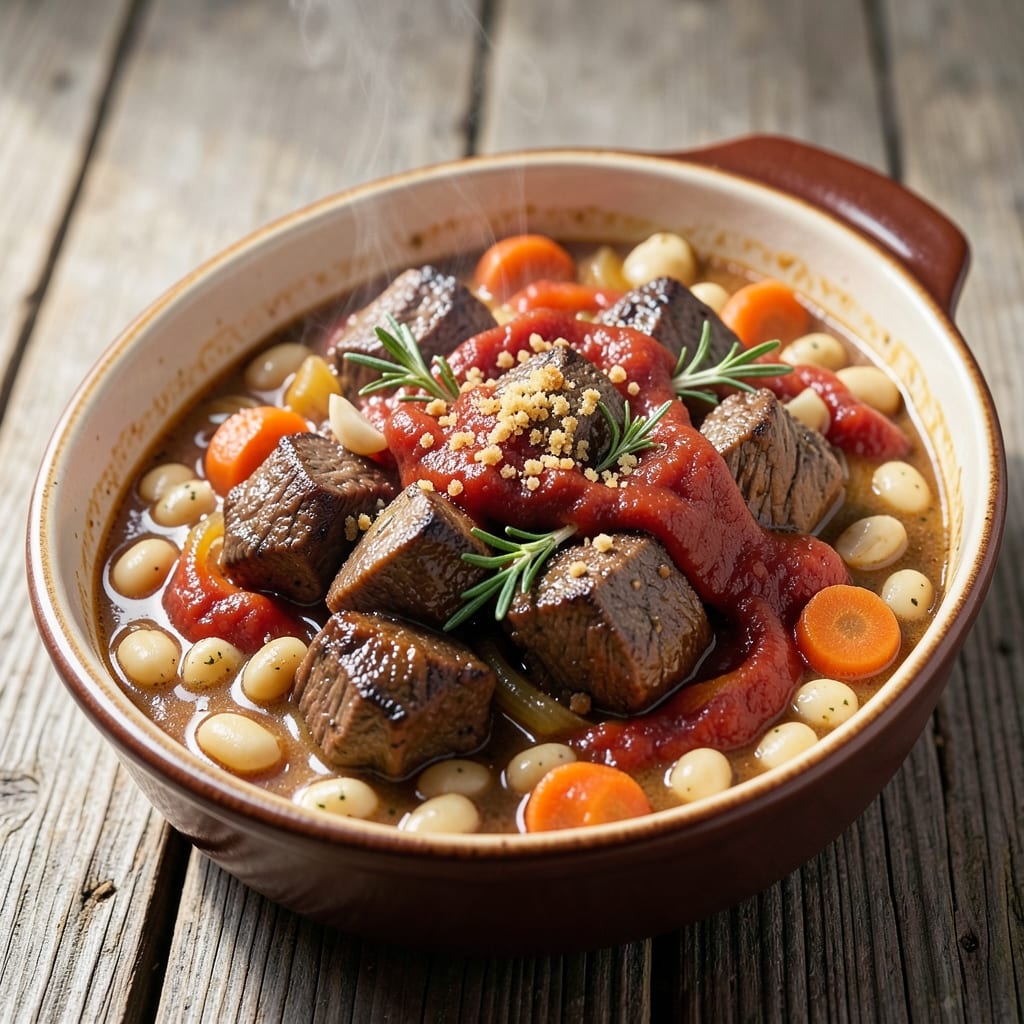 Beef and White Beans Recipe: Slow-Simmered Umami Depth in One Pot