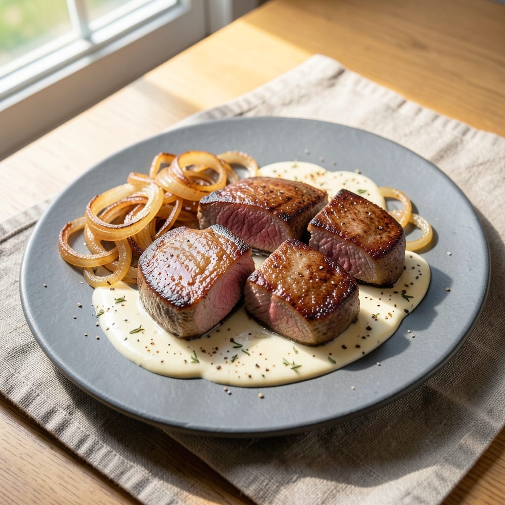 Baked Beef Liver with Onions Recipe: Rich Umami Crust and Silky Centers