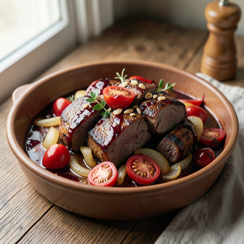 Beef and Cherry Tomato Recipe: Hearty Stew With Deep Umami and Sweet-Tart Balance