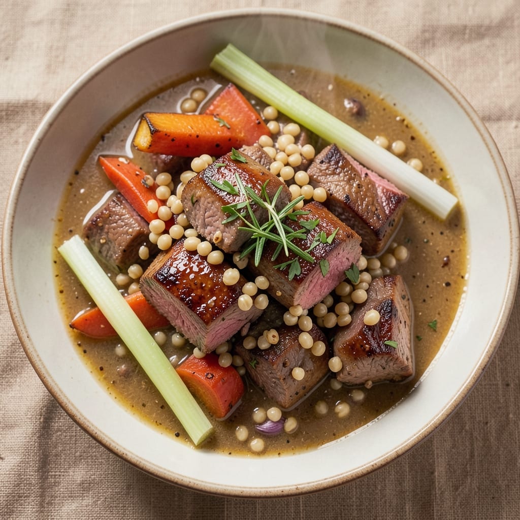 Beef and Barley Stew Recipe: Stove-Top Simmered Richness in One Pot