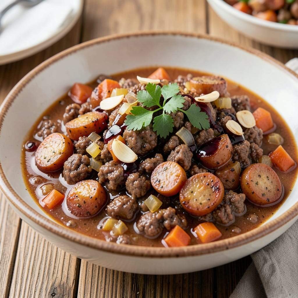 Beef and Sausage Bolognese Recipe: Deep Umami Simmer with Rich Meat and Tomato Depth