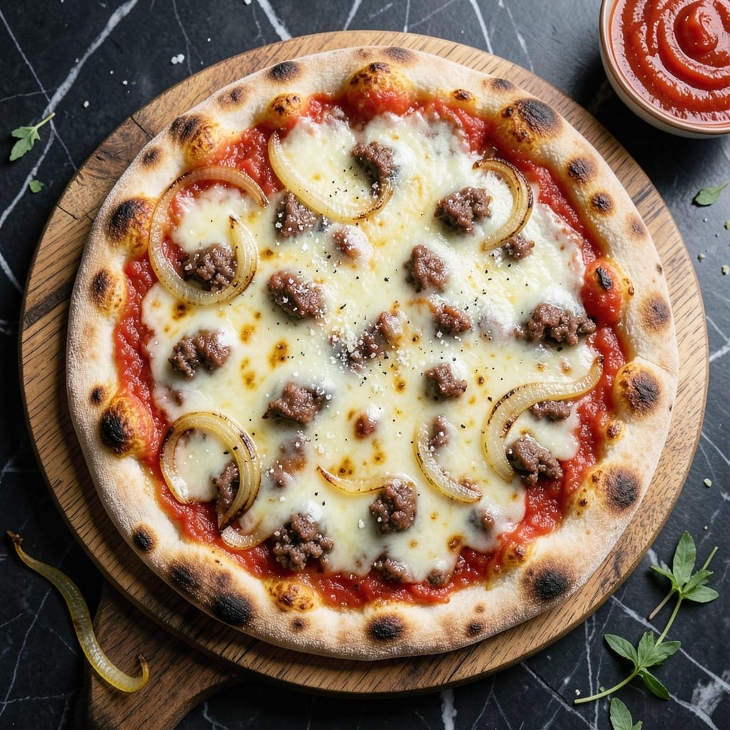 Beef and Onion Pizza Recipe: Caramelized Layers With Crispy Crust