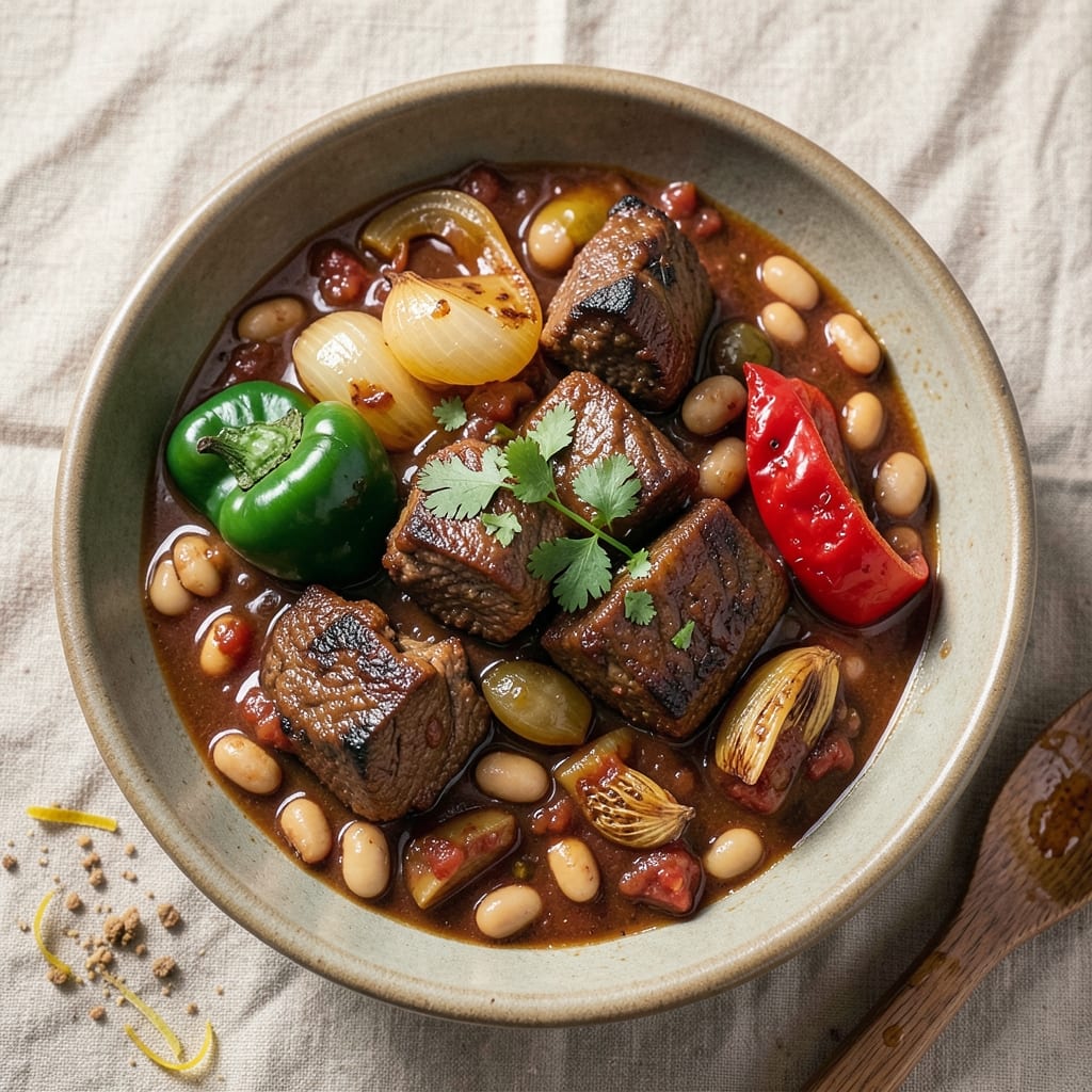 Beef and Veggie Chili Recipe: Deep Smoky Flavor With Hearty Beans
