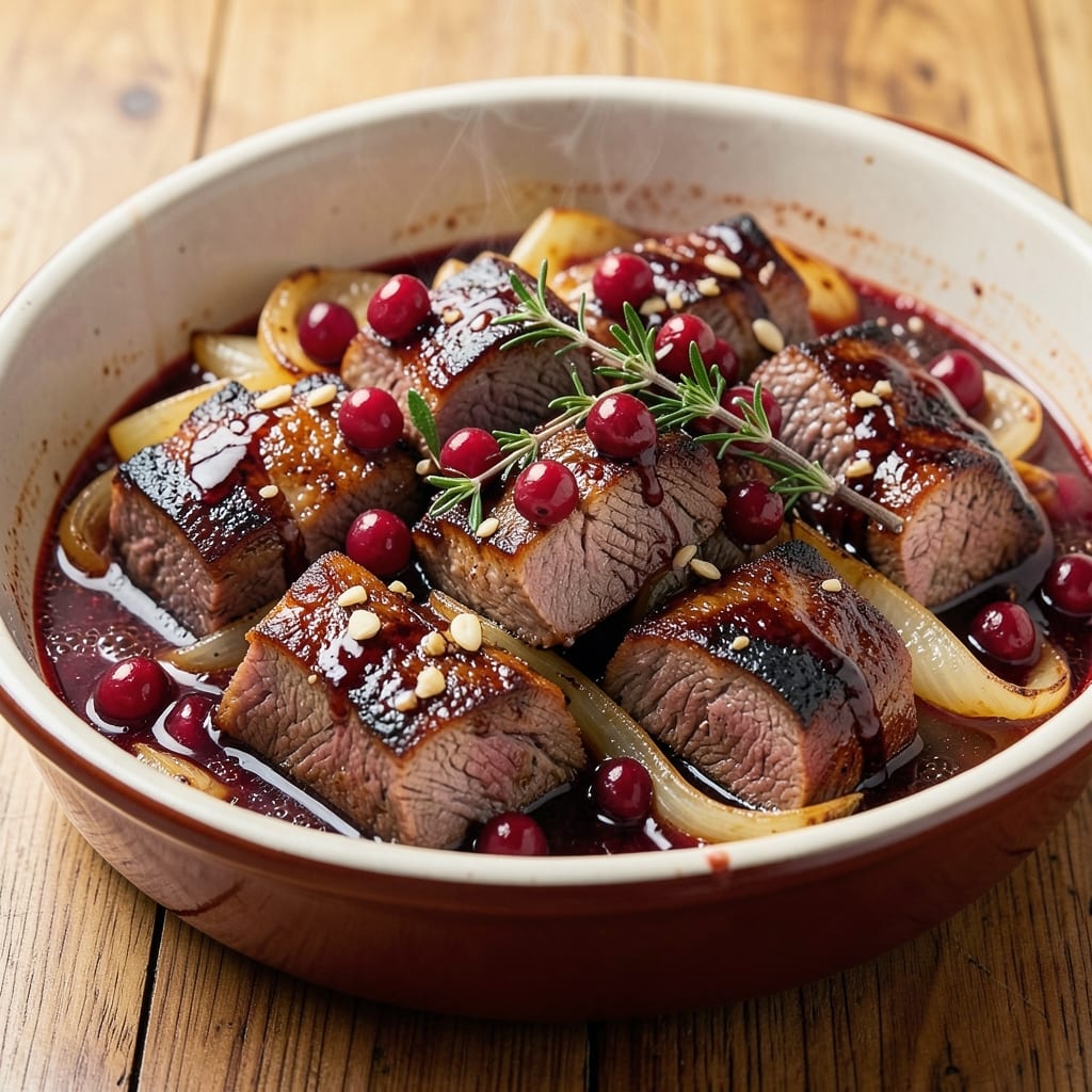 Beef and Cranberry Recipe: Sweet-Tart Sauce That Elevates Stew Dinners