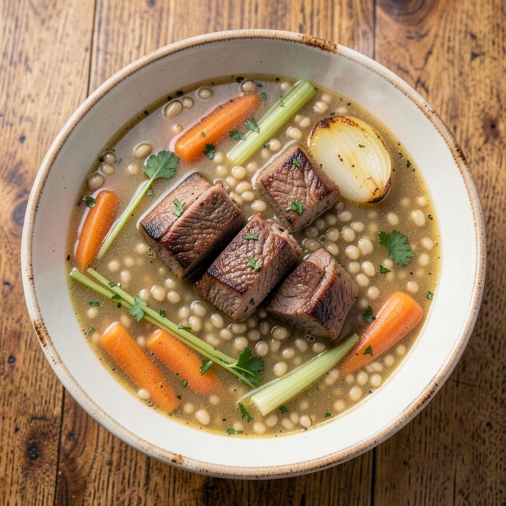 Beef Barley Soup Recipe Without Tomatoes: Hearty Simmered Comfort With Nutty Depth