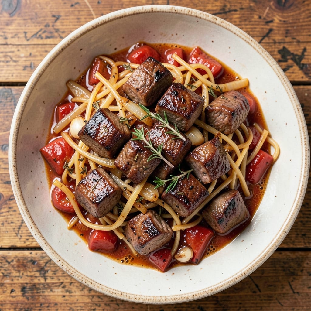 Beef and Briccoli Recipe: Roman-Style Simmer for Crispy Edges