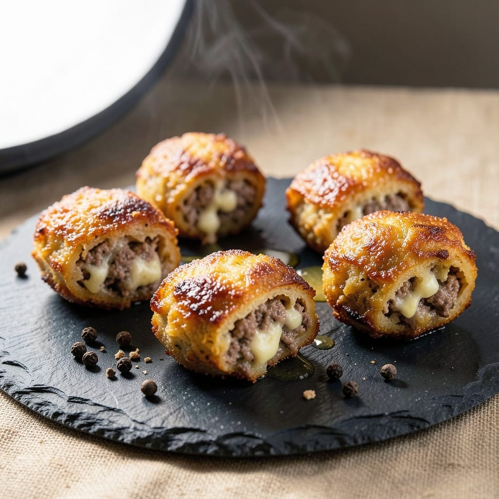 Beef and Potato Croquettes Recipe: Crispy Shells Hide Melty Cheese Centers