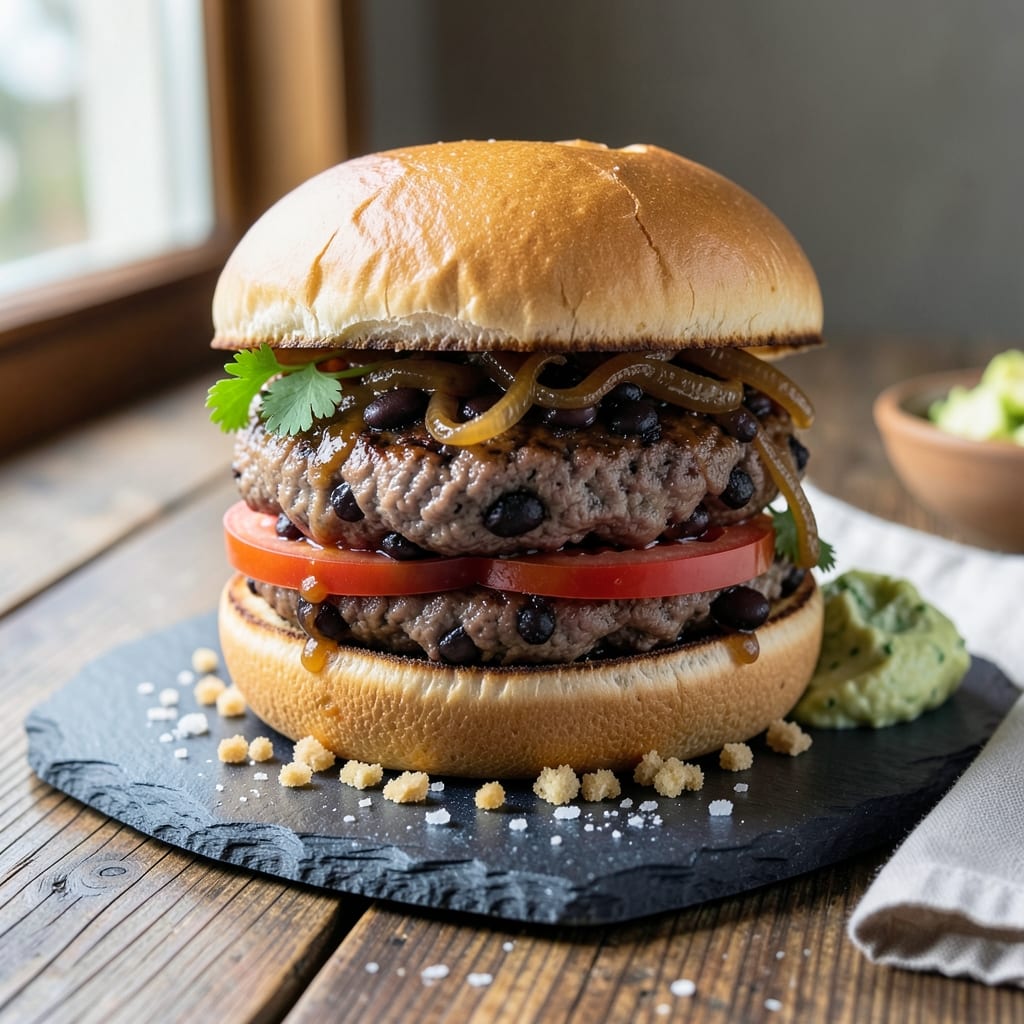 Beef and Bean Burgers Recipe: Hearty Plant-Powered Patties With Umami Depth