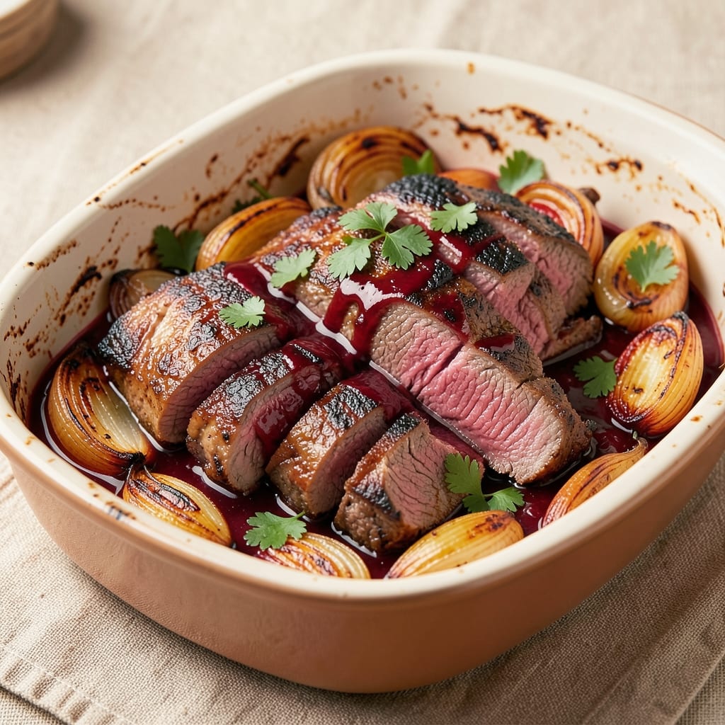 Beef Bake Recipe: Slow-Braised Richness With Caramelized Onions