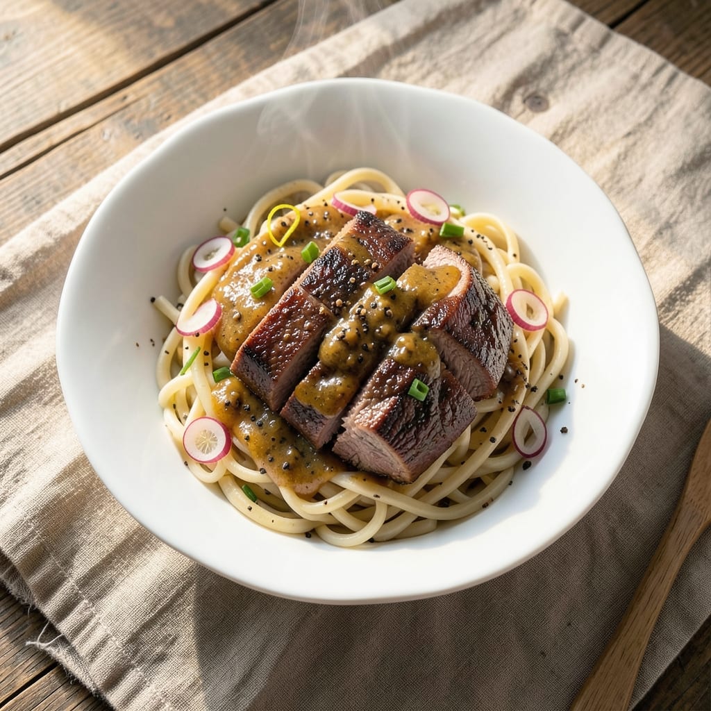 Beef and Noodles Recipe With French Onion Soup: Deep Umami Broth Meets Caramelized Onions