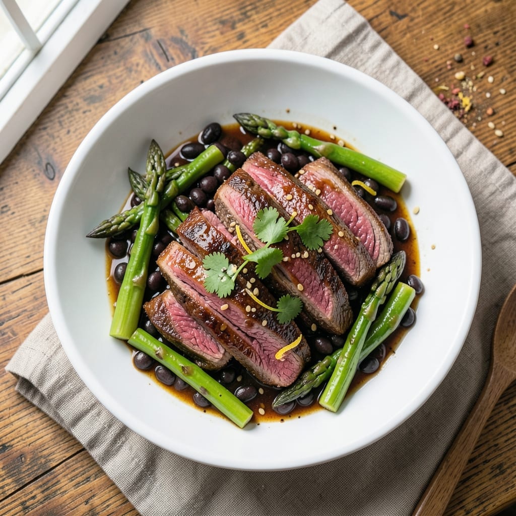 Beef Asparagus Black Bean Sauce Recipe: Umami-Packed One-Pan Harmony