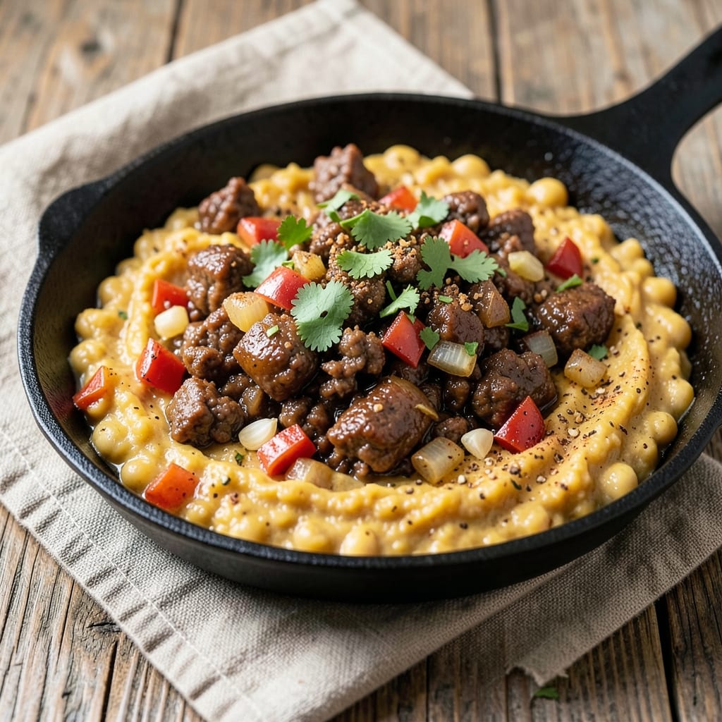 Beef and Refried Bean Taco Filling Recipe: Smoky Spiced Texture for Stuffed Crusts