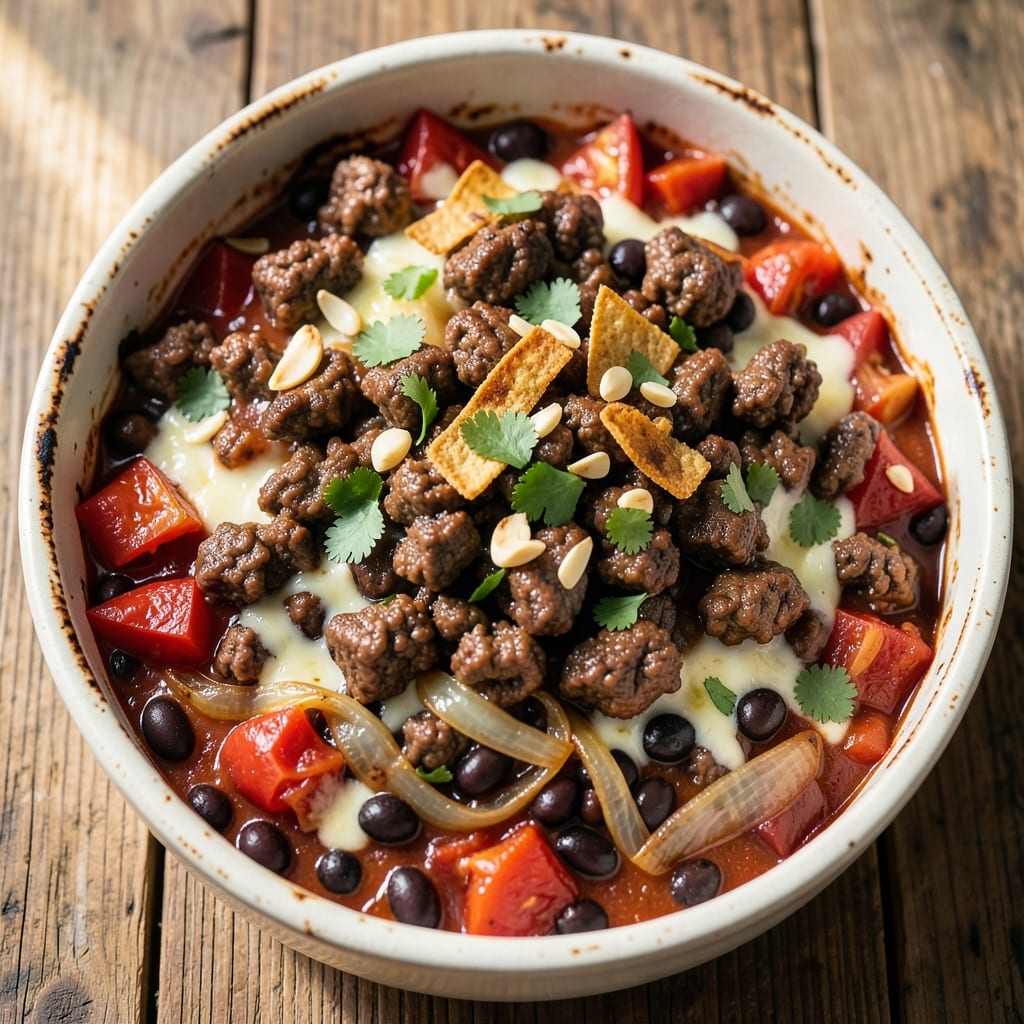 Beef and Black Bean Casserole Recipe: Smoky Spiced Layers for Hearty Meals