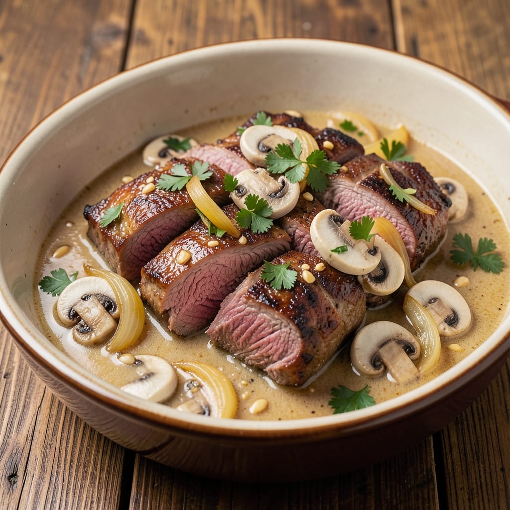 Beef and Mushroom Stroganoff Recipe: Slow-Cooker Richness With Tender Beef