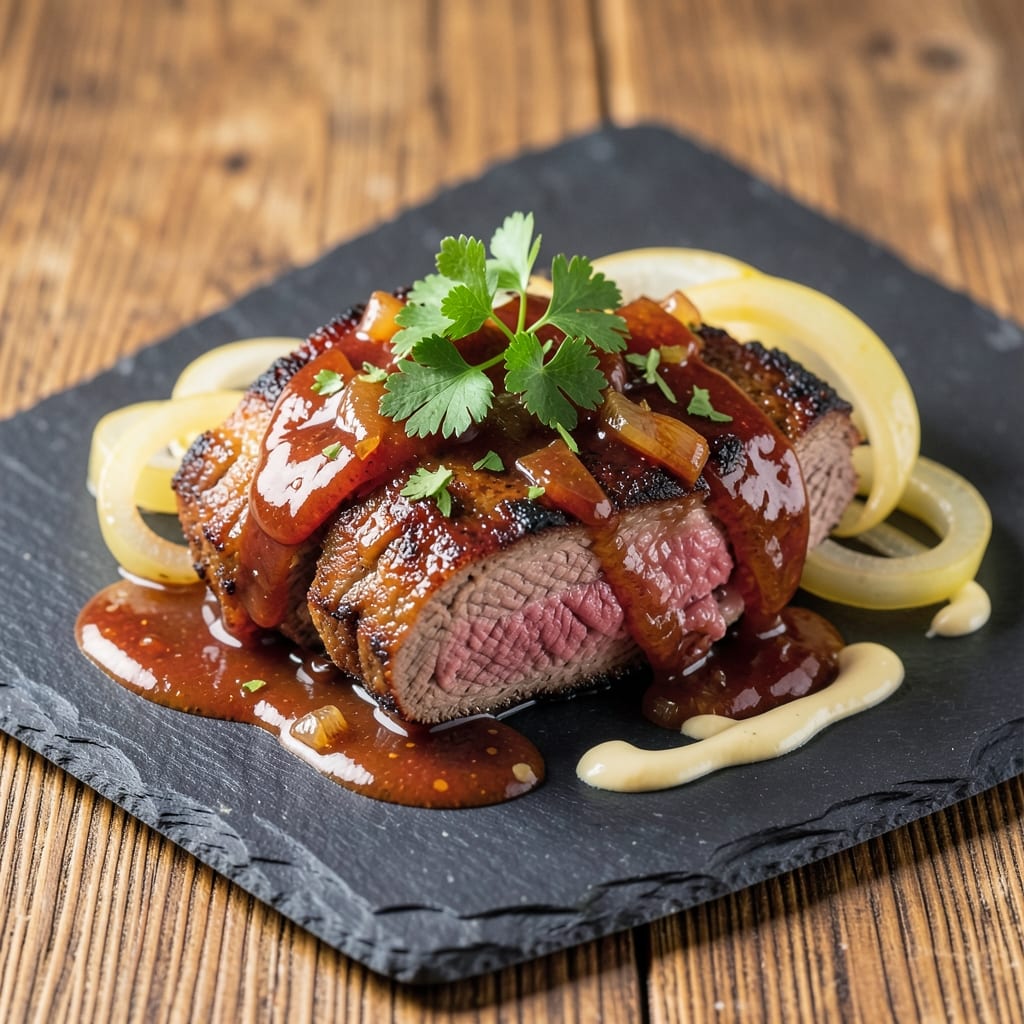 Beef BBQ Recipe With Ketchup and Mustard: Smoky-Sweet Sauce That Caramelizes on the Grill