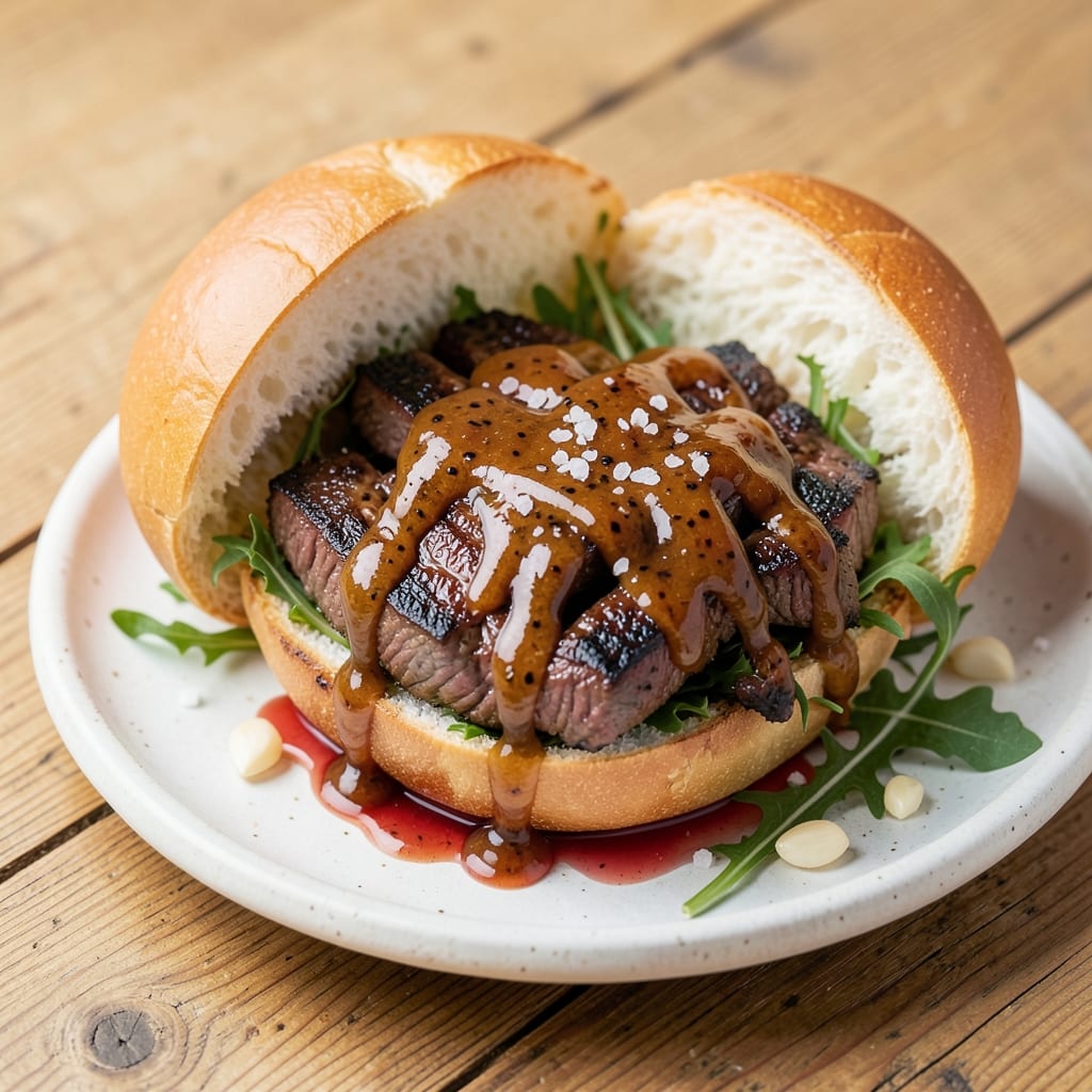 BBQ Beef on a Bun Recipe: Smoky-Sweet Crust and Juicy Cuts