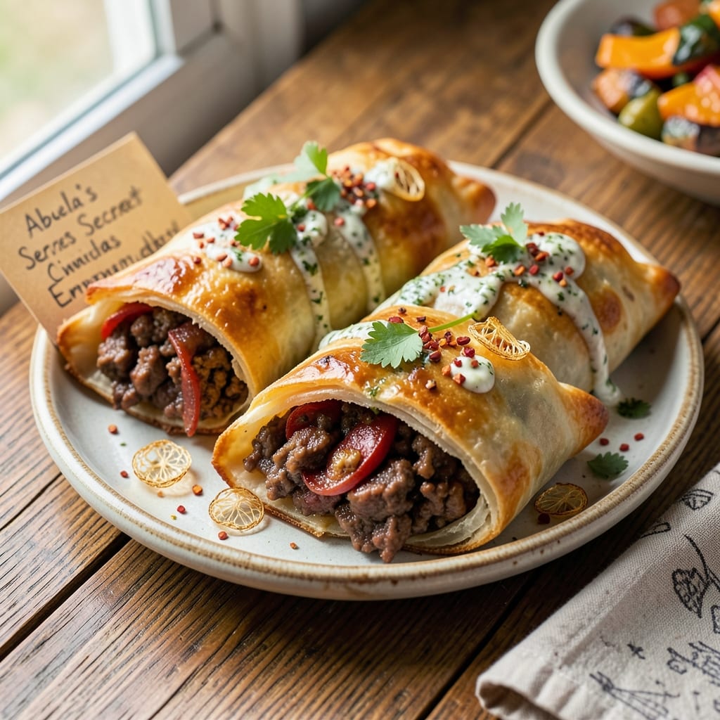 Beef and Chorizo Empanadas Recipe: Flaky Pastry Hugs Spiced Meat Filling