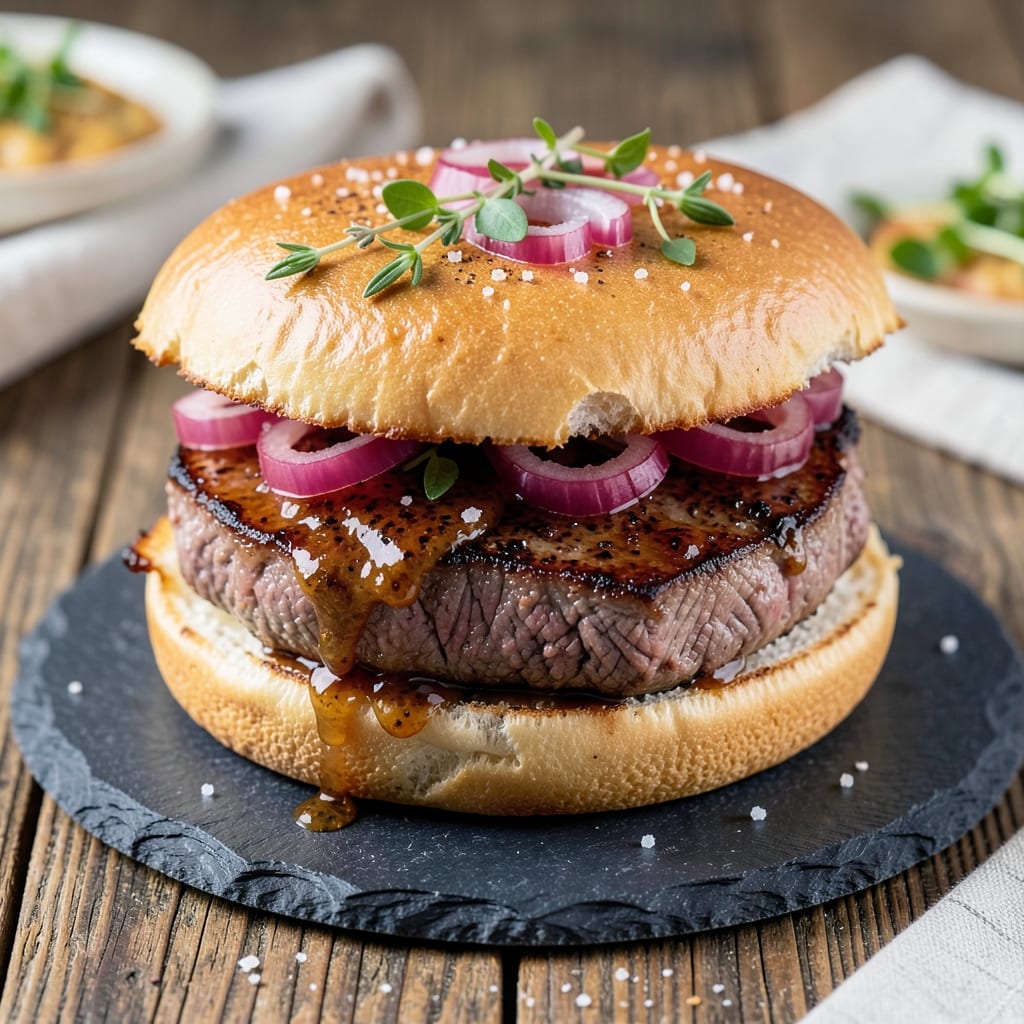 BBQ Roast Beef Sandwiches Recipe: Smoky Caramelized Crust and Juicy Layers