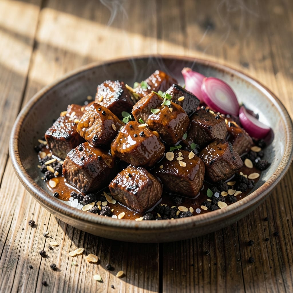 BBQ Beef Cubes Recipe: Smoky-Sweet Charred Bites in 30 Minutes