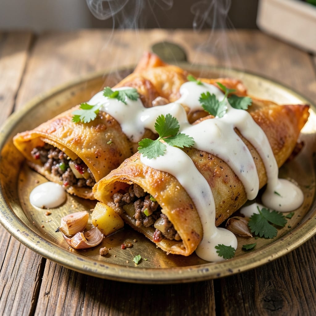 Beef and Potato Samosa Recipe: Crispy Layers Loaded With Spiced Filling