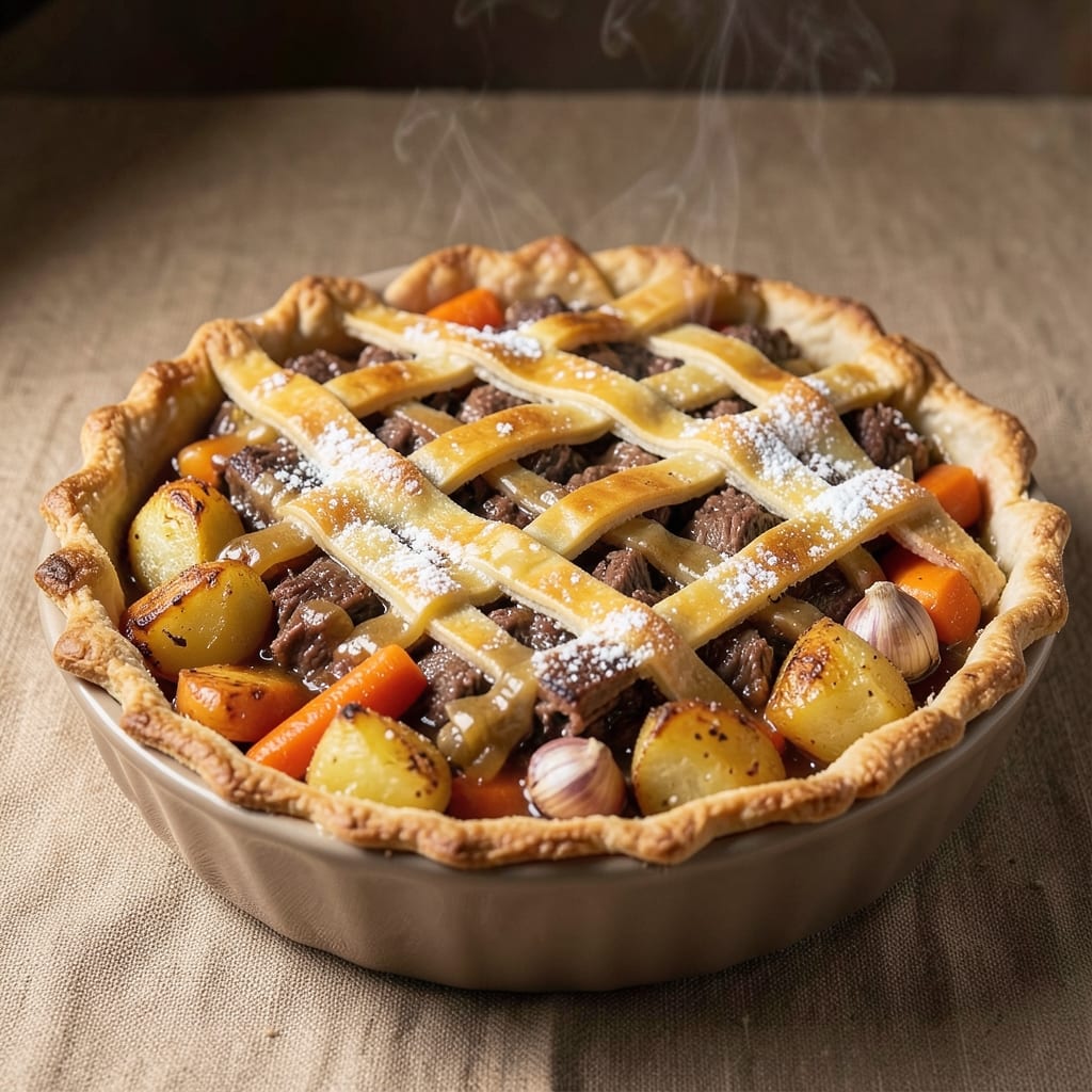 Banquet Beef Pot Pie Recipe: Flaky Pastry Cradles Savory Gravy Magic