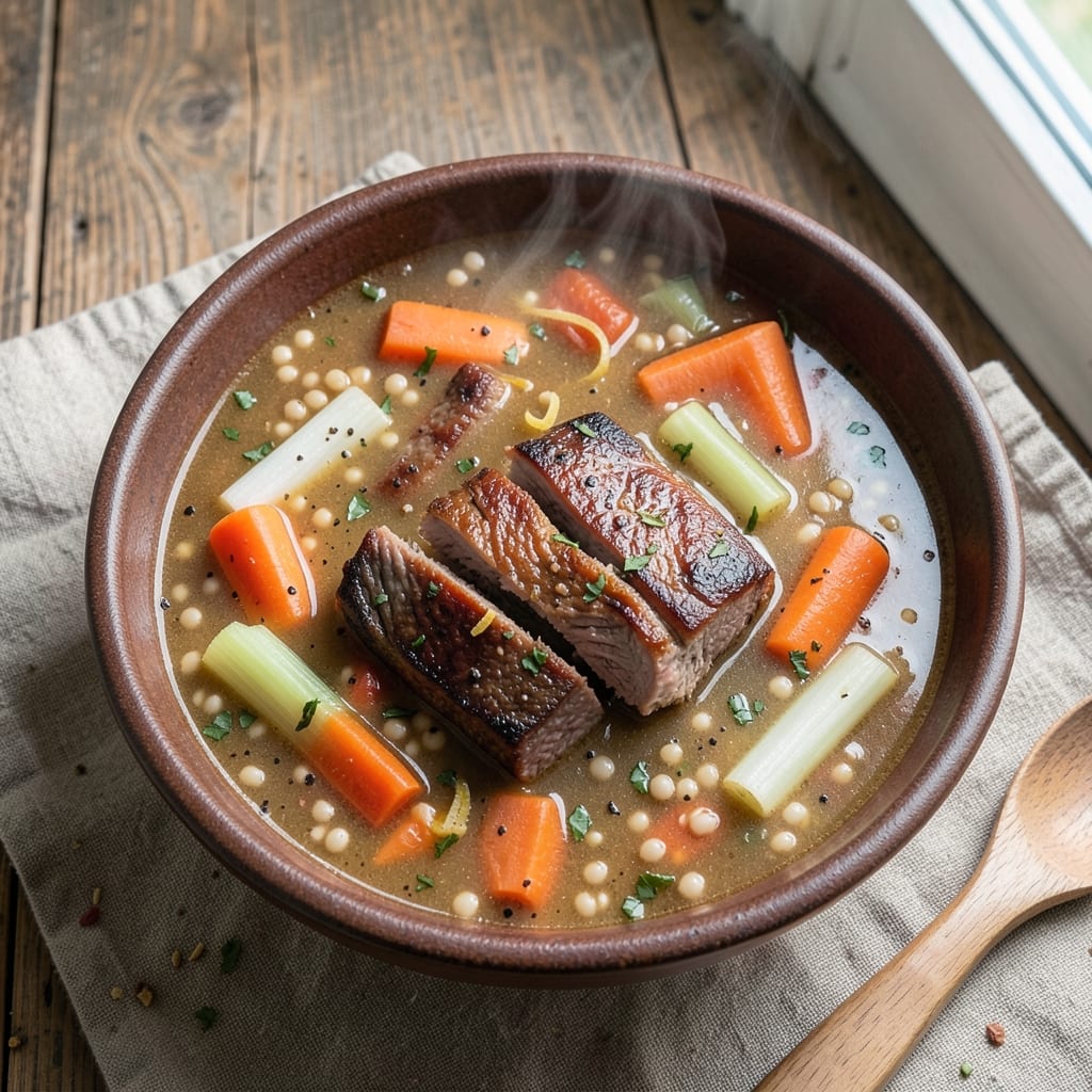 Beef Barley Soup Recipe With Better Than Bouillon: Deep Umami Broth From Homemade Base