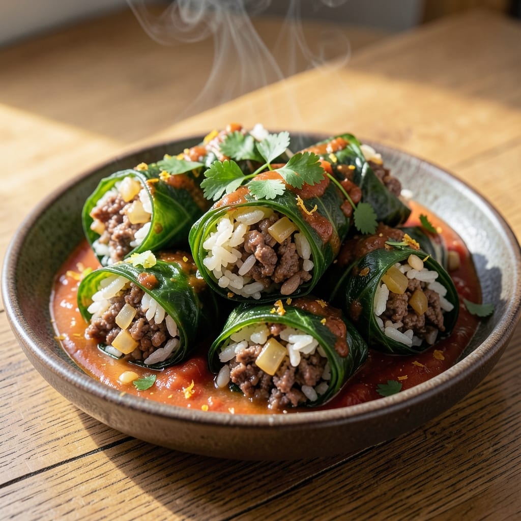 Beef and Rice Cabbage Rolls Recipe: Flavor-Packed Dumplings With Tender Meat and Herbed Rice