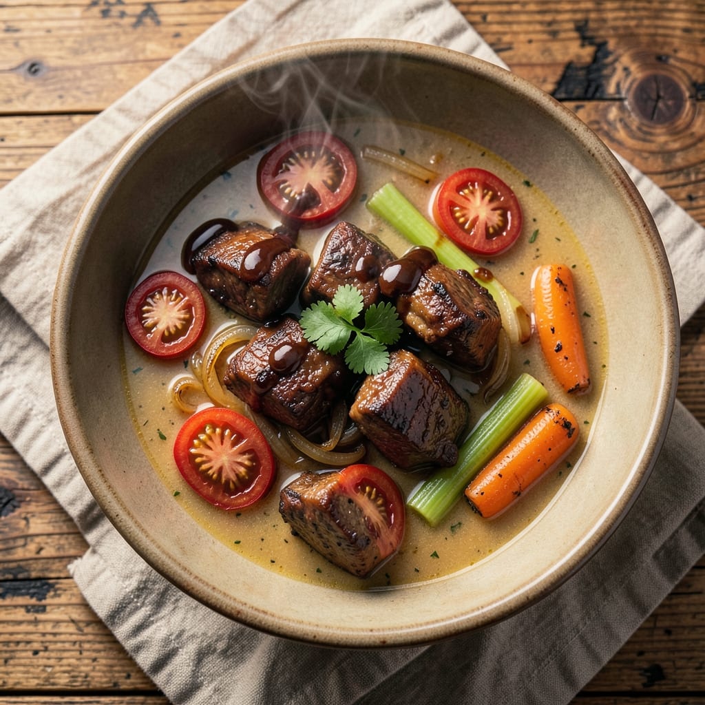 BBQ Beef Soup Recipe: Smoky, Savory Depth From Slow-Cooked Chunks