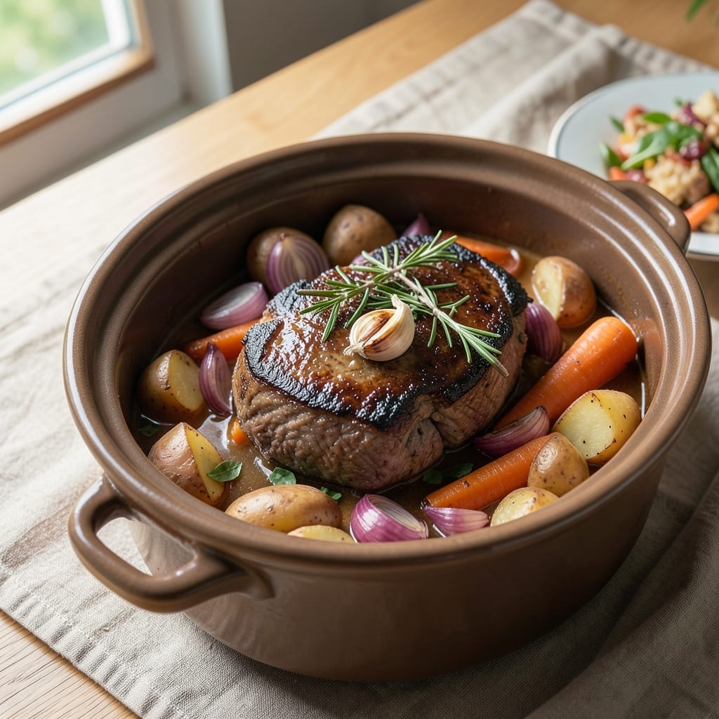 Beef and Veggie Slow Cooker Recipe: Meat-Sticky Veggies That Absorb Flavor Deeply
