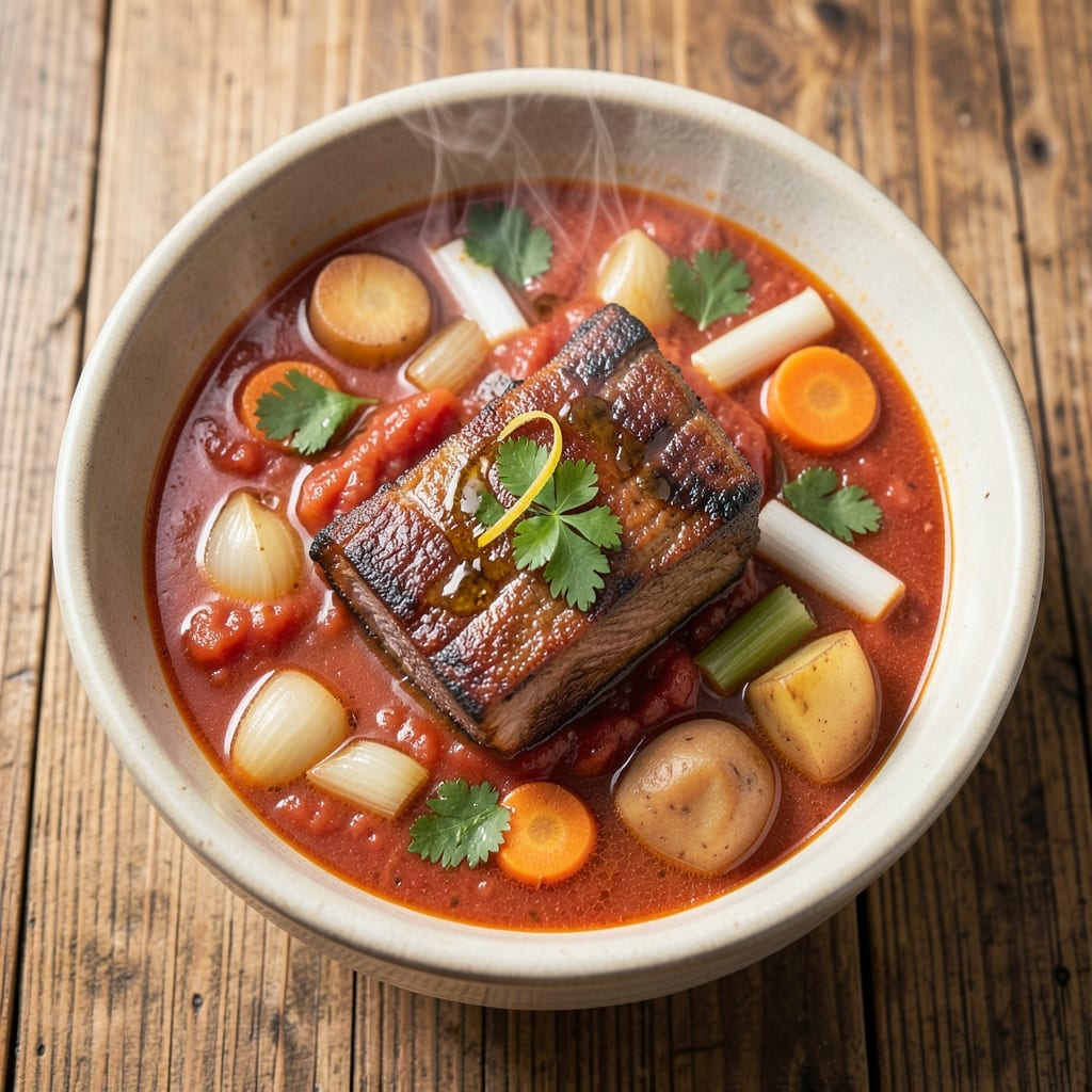 Basic Vegetable Beef Soup Recipe: Hearty Simmer With Umami Depth