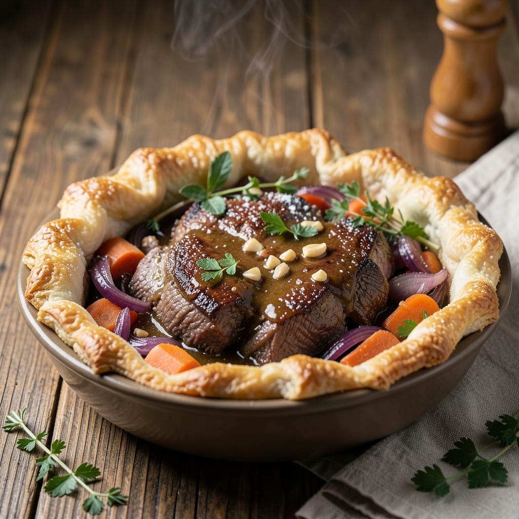 Beef and Ale Pie Recipe Slow Cooker: Slow-Simmered Richness With Flaky Top