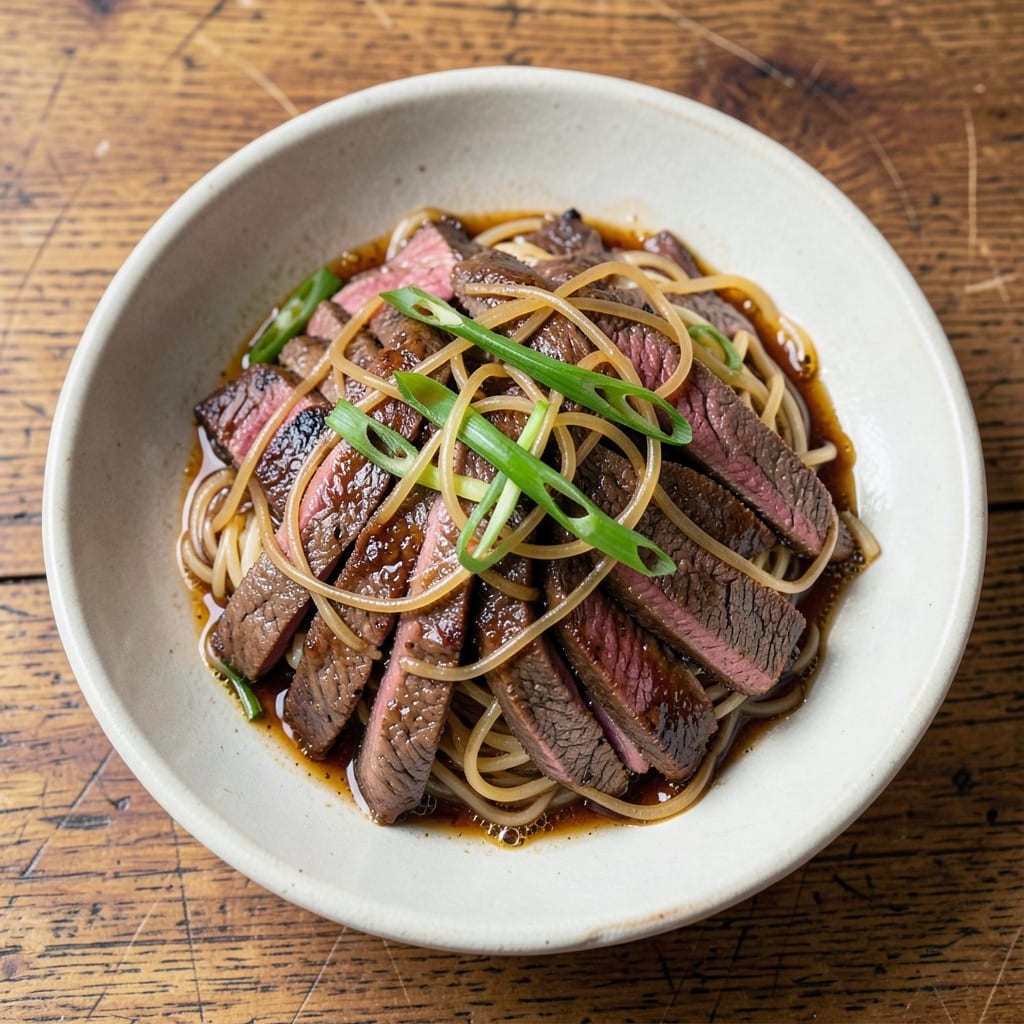 Beef and Glass Noodle Recipe: Wok-Hei Crispy Beef With Silky Noodles
