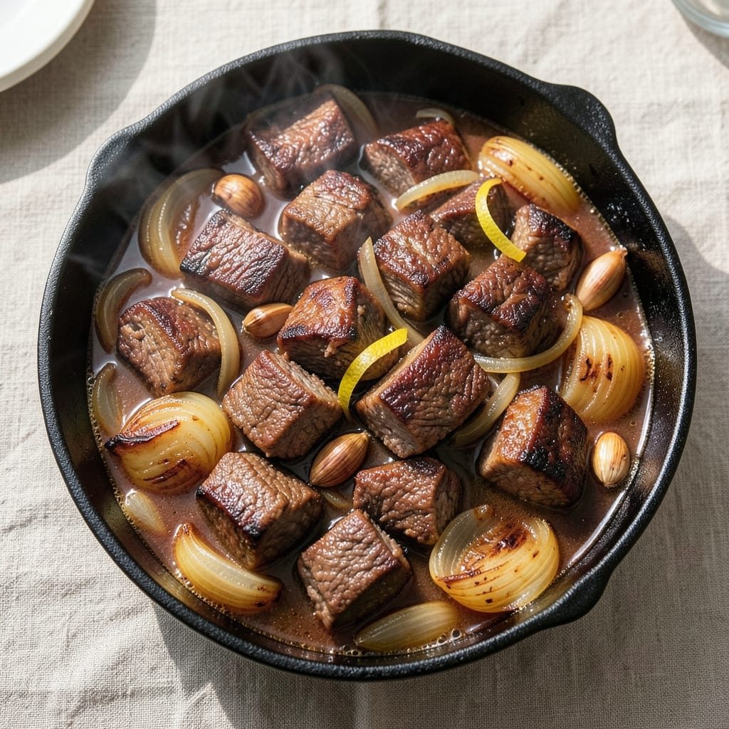 Beef and Onion Stew Recipe: Deep-Rich Flavor from Slow-Simmered Beef