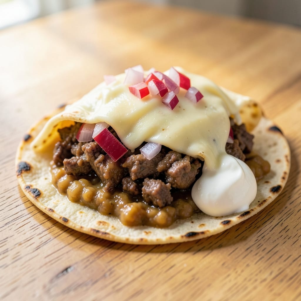 Beef and Refried Bean Burritos Recipe: Crispy Tortillas and Melty Cheese Magic
