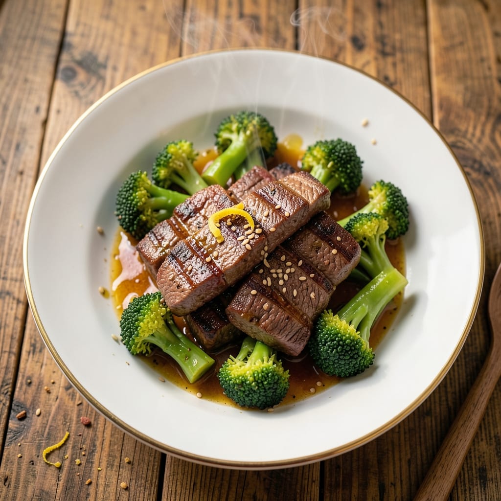 Beef and Broccoli Sirloin Steak Recipe: Wok-Seared Crispy Edges, Silky Sauce