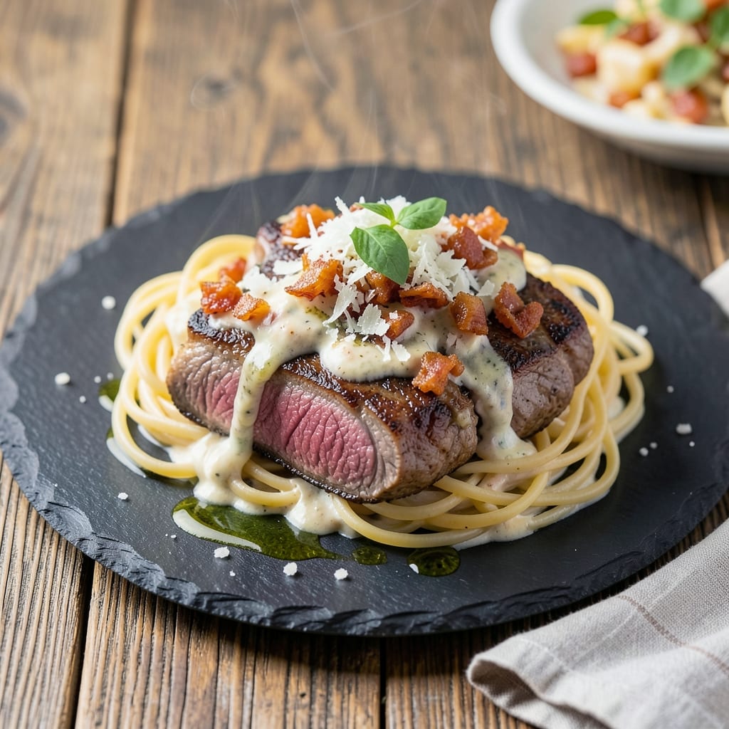 Beef Bacon Carbonara Recipe: Crispy Pancetta and Eggy Silk in One Pan