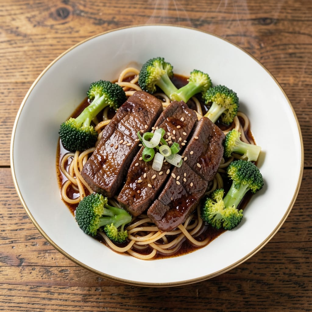 Beef and Broccoli Over Noodles Recipe: Stir-Fried Savory Crunch in 25 Minutes