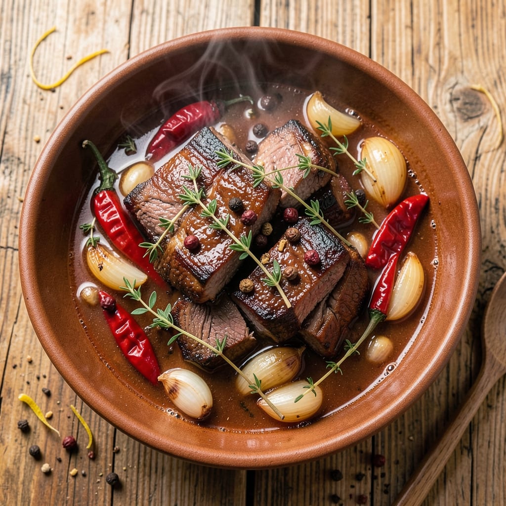 Bajan Beef Stew Recipe: Spiced Jerk and Rum-Infused One-Pot Richness