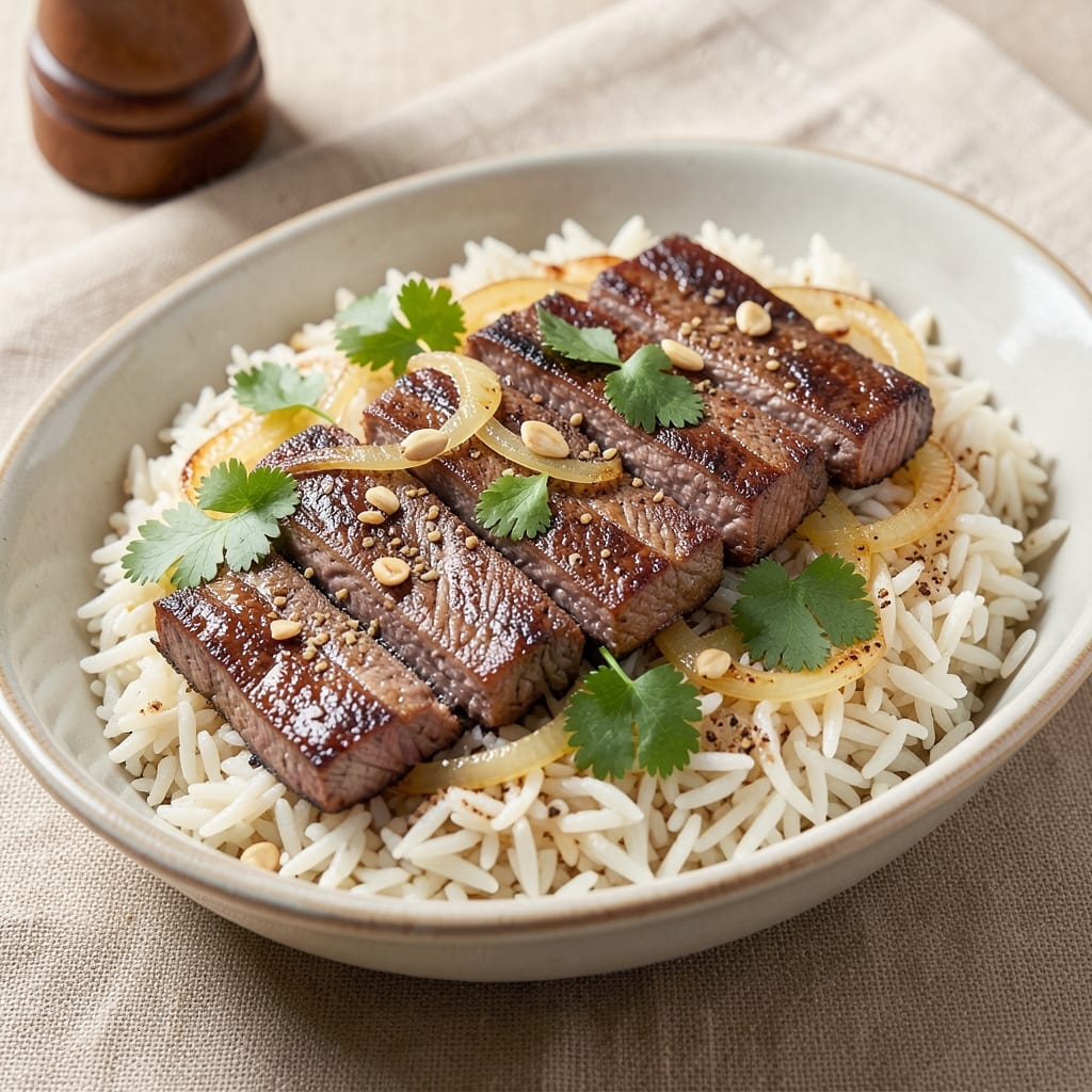 Basmati Rice With Beef Recipe: Fragrant Spice-Infused One-Pot Masterpiece