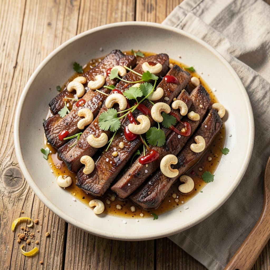 Beef and Cashew Recipe: Smoky-Sweet Stir-Fry With Nutty Crunch